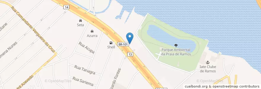 Mapa de ubicacion de Ciep Leonel de Moura Brizola en Brezilya, Güneydoğu Bölgesi, Rio De Janeiro, Região Geográfica Intermediária Do Rio De Janeiro.