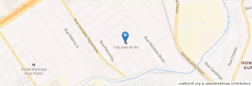 Mapa de ubicacion de Ciep João do Rio en Brésil, Région Sud-Est, Rio De Janeiro, Região Geográfica Imediata Do Rio De Janeiro, Região Metropolitana Do Rio De Janeiro, Região Geográfica Intermediária Do Rio De Janeiro, Rio De Janeiro.