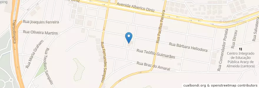 Mapa de ubicacion de Escola Municipal Visconde de Porto Seguro en ブラジル, 南東部地域, リオ デ ジャネイロ, Região Geográfica Imediata Do Rio De Janeiro, Região Metropolitana Do Rio De Janeiro, Região Geográfica Intermediária Do Rio De Janeiro, リオデジャネイロ.