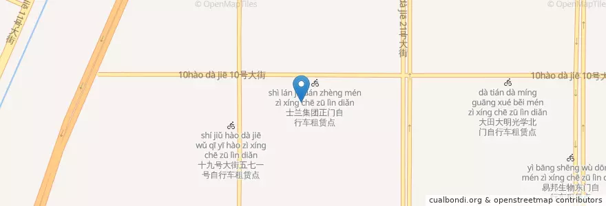 Mapa de ubicacion de 白杨街道 en Çin, Zhejiang, Hangzhou, 钱塘新区, 白杨街道.