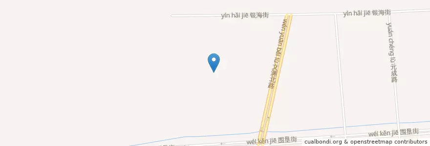 Mapa de ubicacion de 下沙街道 en چین, چجیانگ, هانگژو, 钱塘新区, 下沙街道.