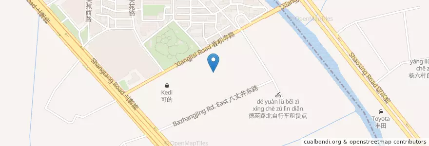 Mapa de ubicacion de 大关街道 en الصين, تشيجيانغ, هانغتشو, 下城区, 大关街道.