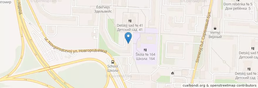 Mapa de ubicacion de Детская библиотека № 20 en Russland, Föderationskreis Ural, Oblast Swerdlowsk, Городской Округ Екатеринбург.