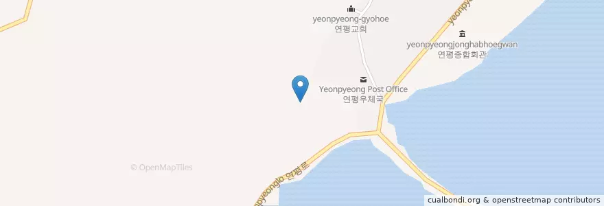 Mapa de ubicacion de 연평면 en Corea Del Sud, 인천, 옹진군, 연평면.