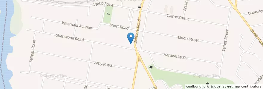 Mapa de ubicacion de Riverwood Police Station en Australië, Nieuw-Zuid-Wales, Georges River Council, Sydney.