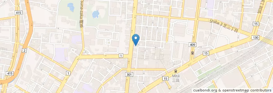 Mapa de ubicacion de 旨飯屋たいぞう en اليابان, 東京都, 港区.