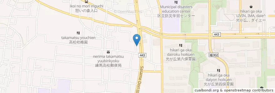 Mapa de ubicacion de ドトールコーヒーショップ en ژاپن, 東京都, 練馬区.