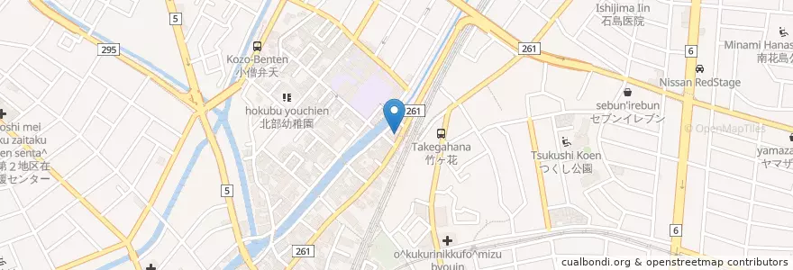 Mapa de ubicacion de お茶漬け しぐれ en Japonya, 千葉県, 松戸市.