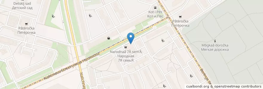 Mapa de ubicacion de Дача en Russie, District Fédéral Du Nord-Ouest, Oblast De Léningrad, Saint-Pétersbourg, Василеостровский Район, Округ Гавань.