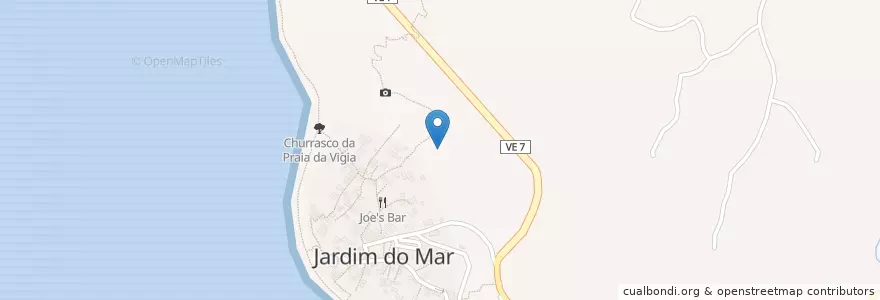 Mapa de ubicacion de Jardim do Mar en Португалия, Calheta, Jardim Do Mar.