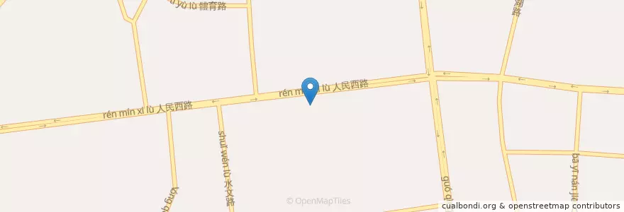 Mapa de ubicacion de 人民路街道 en Chine, Hunan, 郴州市 (Chenzhou), 北湖区, 人民路街道.