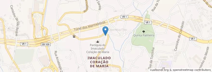 Mapa de ubicacion de Imaculado Coração de Maria en Portekiz, Imaculado Coração De Maria.