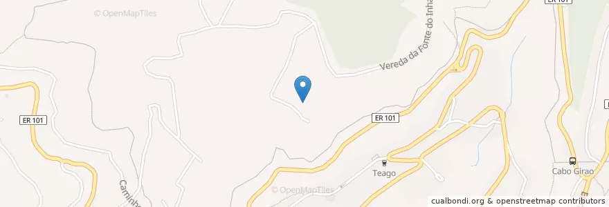 Mapa de ubicacion de Quinta Grande en Portekiz, Câmara De Lobos, Quinta Grande.