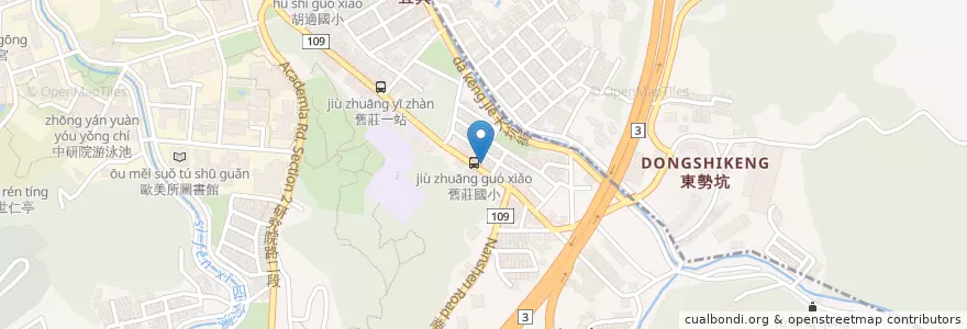 Mapa de ubicacion de 勝安藥局 en 臺灣, 新北市, 臺北市, 南港區.