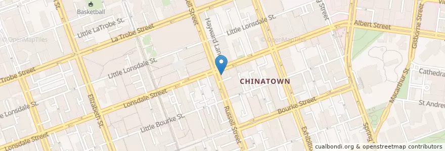 Mapa de ubicacion de Pho Dzung en Australië, Victoria, City Of Melbourne.