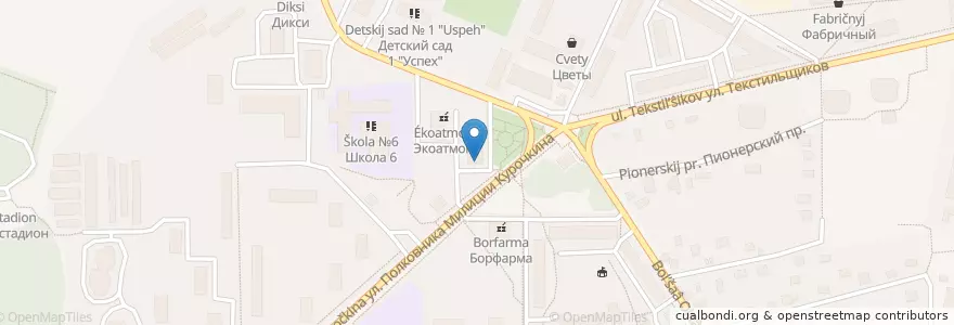 Mapa de ubicacion de Андромеда en Russia, Distretto Federale Centrale, Москва, Троицкий Административный Округ, Городской Округ Троицк.