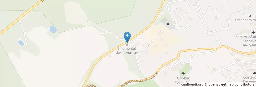 Mapa de ubicacion de Car wash en Russia, South Federal District, Autonomous Republic Of Crimea, Republic Of Crimea, Yalta City Municipality, Городской Округ Ялта.