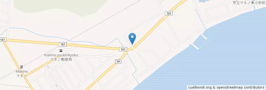 Mapa de ubicacion de ENEOS マキノSS en Япония, Сига, 高島市.