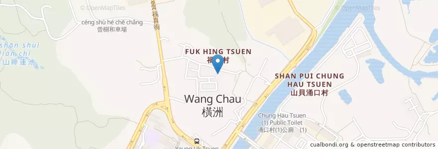 Mapa de ubicacion de 元朗區 Yuen Long District en الصين, هونغ كونغ, غوانغدونغ, الأقاليم الجديدة, 元朗區 Yuen Long District.
