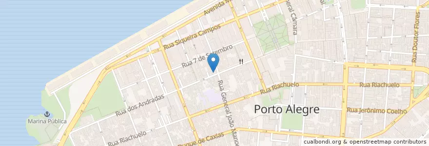 Mapa de ubicacion de Rossi en 브라질, 남부지방, 히우그란지두술, Região Metropolitana De Porto Alegre, Região Geográfica Intermediária De Porto Alegre, Região Geográfica Imediata De Porto Alegre, 포르투알레그리.