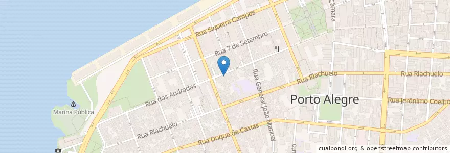 Mapa de ubicacion de Refugio's en ブラジル, 南部地域, リオグランデ・ド・スル, Região Metropolitana De Porto Alegre, Região Geográfica Intermediária De Porto Alegre, Região Geográfica Imediata De Porto Alegre, ポルト・アレグレ.