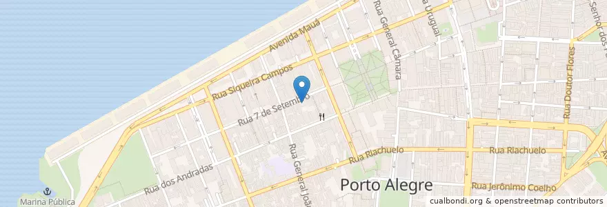 Mapa de ubicacion de Citibank en Brezilya, Güney Bölgesi, Rio Grande Do Sul, Região Metropolitana De Porto Alegre, Região Geográfica Intermediária De Porto Alegre, Região Geográfica Imediata De Porto Alegre, Porto Alegre.
