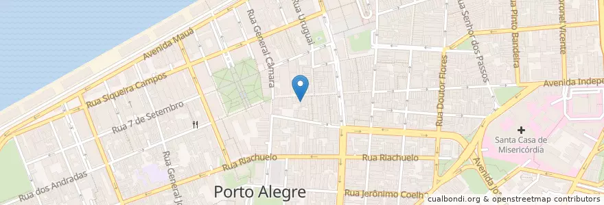 Mapa de ubicacion de Caixa en Brasilien, Süden, Rio Grande Do Sul, Região Metropolitana De Porto Alegre, Região Geográfica Intermediária De Porto Alegre, Região Geográfica Imediata De Porto Alegre, Porto Alegre.