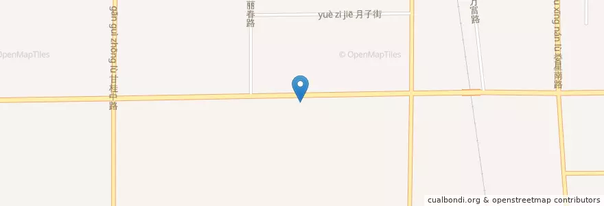 Mapa de ubicacion de 长青街道 en Çin, Hunan, 娄底市, 娄星区, 长青街道.