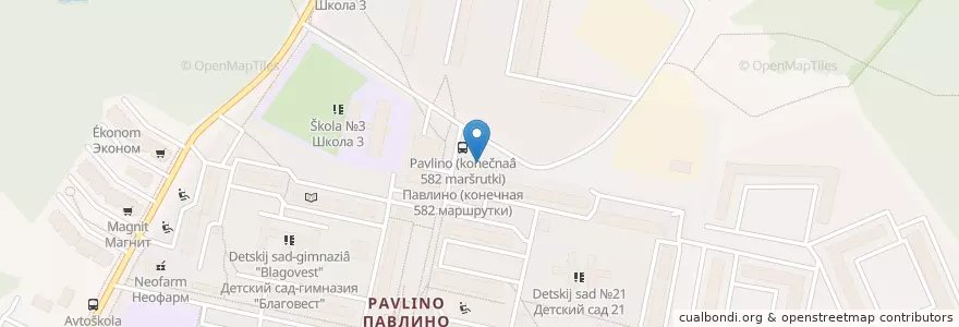 Mapa de ubicacion de Отделение связи №143988 en Russia, Distretto Federale Centrale, Oblast' Di Mosca, Городской Округ Балашиха.