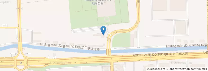 Mapa de ubicacion de 金鼎轩 en China, Pequim, Hebei, 东城区.
