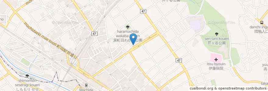 Mapa de ubicacion de ジョナサン en ژاپن, 東京都, 町田市.