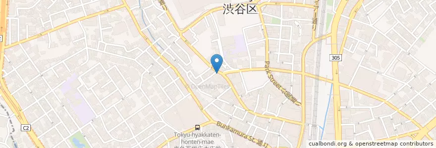 Mapa de ubicacion de フレッシュネスバーガー en Japão, Tóquio, 渋谷区.