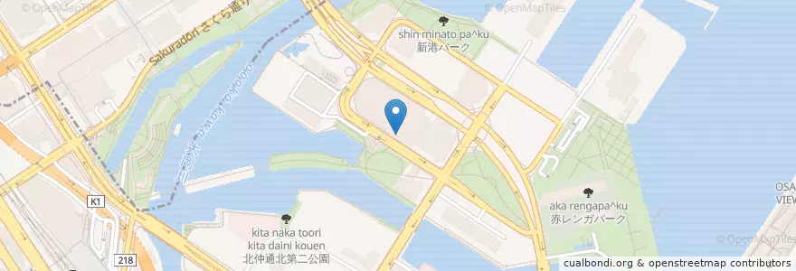 Mapa de ubicacion de マクドナルド en Japon, Préfecture De Kanagawa, 横浜市, 中区.