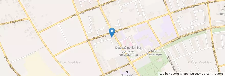 Mapa de ubicacion de Витафарм en Russie, District Fédéral Central, Oblast De Briansk, Клинцовский Район, Городской Округ Клинцы.