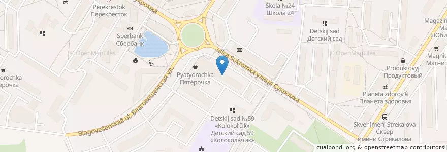 Mapa de ubicacion de Старый Лекарь en روسيا, Центральный Федеральный Округ, محافظة موسكو, Городской Округ Мытищи.
