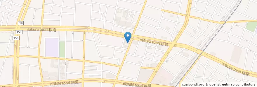 Mapa de ubicacion de 居酒屋　我楽多文庫 en Japan, Aichi Prefecture, Nagoya.