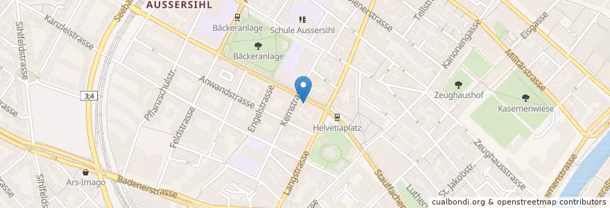 Mapa de ubicacion de Karaoke 4you en Suíça, Zurique, Bezirk Zürich, Zürich.