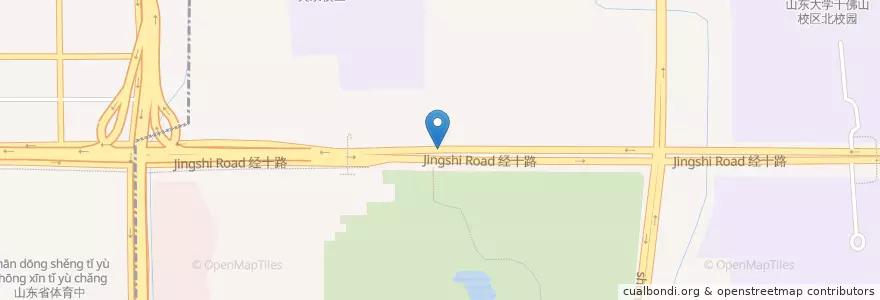 Mapa de ubicacion de 趵突泉街道 en China, Shandong, 济南市, 历下区, 趵突泉街道.