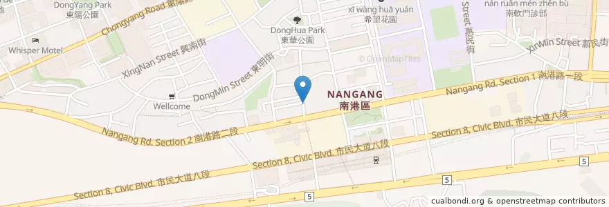 Mapa de ubicacion de carrefour car park entrance en 台湾, 新北市, 台北市, 南港区.