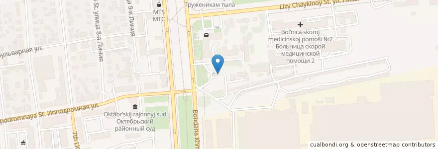 Mapa de ubicacion de Лукойл №9 en Russia, Siberian Federal District, Omsk Oblast, Omsky District, Городской Округ Омск.