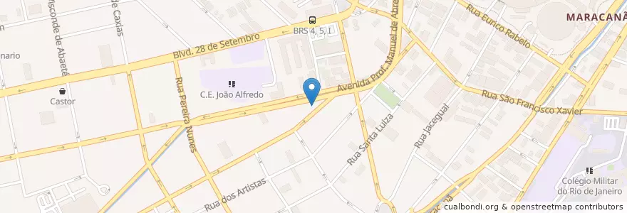 Mapa de ubicacion de Escola Municipal Madrid en ブラジル, 南東部地域, リオ デ ジャネイロ, Região Geográfica Imediata Do Rio De Janeiro, Região Metropolitana Do Rio De Janeiro, Região Geográfica Intermediária Do Rio De Janeiro, リオデジャネイロ.