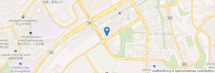 Mapa de ubicacion de イトーヨーカドー駐車場入口 en Japón, Tokio, Hachioji.