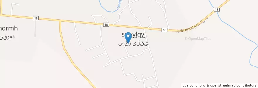 Mapa de ubicacion de سقر یلقی en 伊朗, استان گلستان, شهرستان آق قلا, بخش مرکزی شهرستان آق قلا, سقر یلقی.
