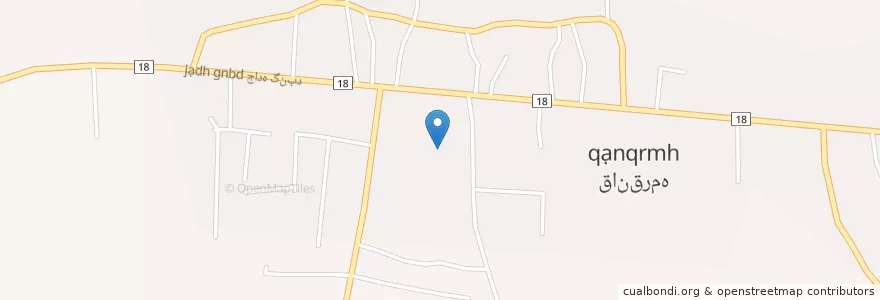 Mapa de ubicacion de قانقرمه en Iran, استان گلستان, شهرستان آق قلا, بخش مرکزی شهرستان آق قلا, قانقرمه.