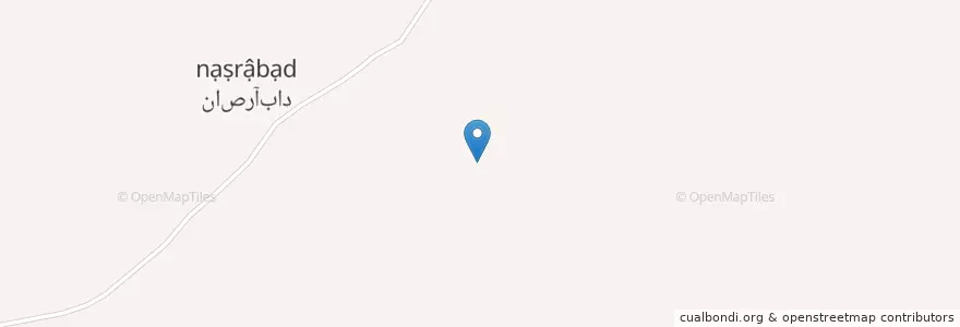 Mapa de ubicacion de ناصرآباد en Irão, استان کرمان, شهرستان نرماشیر, بخش روداب, دهستان مؤمن آباد, ناصرآباد.