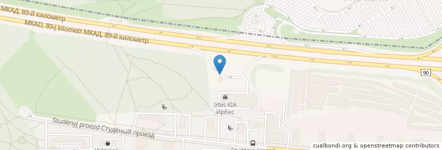 Mapa de ubicacion de ЕКА en Rusya Federasyonu, Центральный Федеральный Округ, Москва, Северо-Восточный Административный Округ.