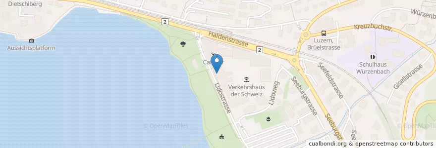 Mapa de ubicacion de Piccard en Switzerland, Luzern, Lucerne.