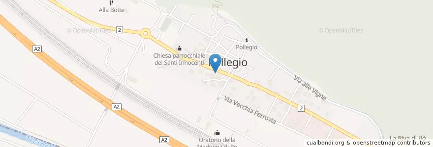 Mapa de ubicacion de Osteria Giandotti en Suíça, Tessino, Distretto Di Leventina, Circolo Di Giornico, Pollegio.