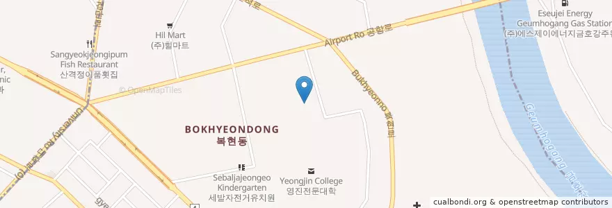 Mapa de ubicacion de Bokhyeon 1(il)-dong en South Korea, Daegu, Buk-Gu, Bokhyeon-Dong, Bokhyeon 1(Il)-Dong.