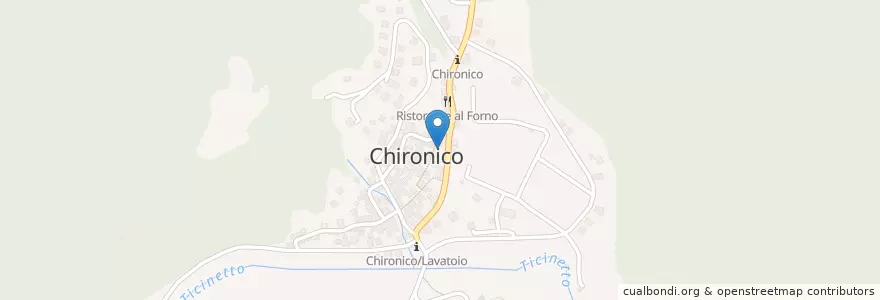 Mapa de ubicacion de 6747 Chironico en سوئیس, Ticino, Distretto Di Leventina, Circolo Di Faido, Faido.